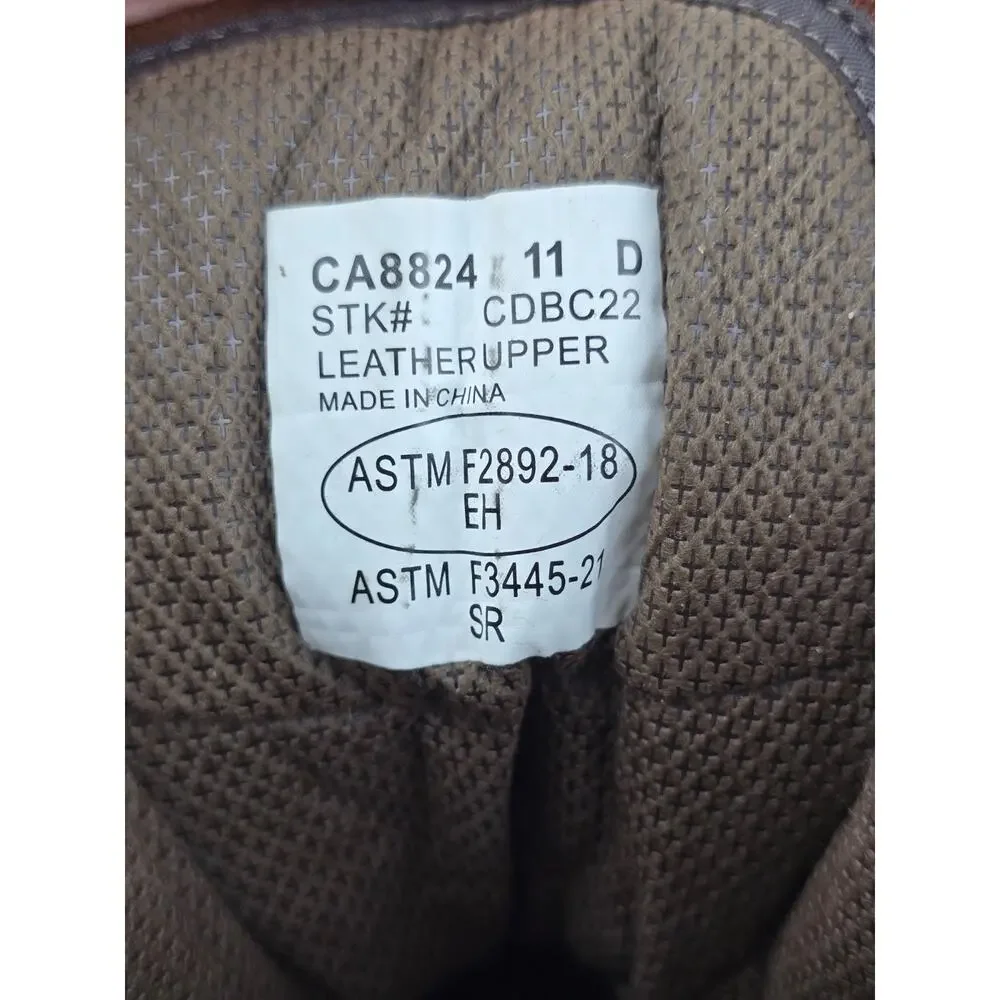Carolina Logger Boots CA8824 Spruce Soft Toe Waterproof Size 11 D